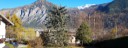 Automne et les premières neiges sur l'Alpe